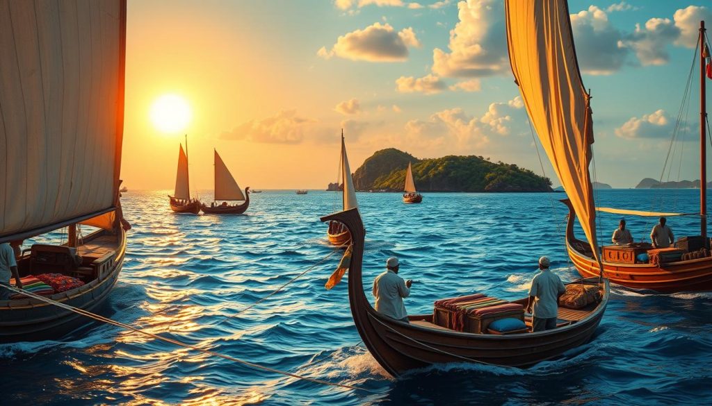 Échanges maritimes océan Indien